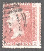 Great Britain Scott 33 Used Plate 184 - GD